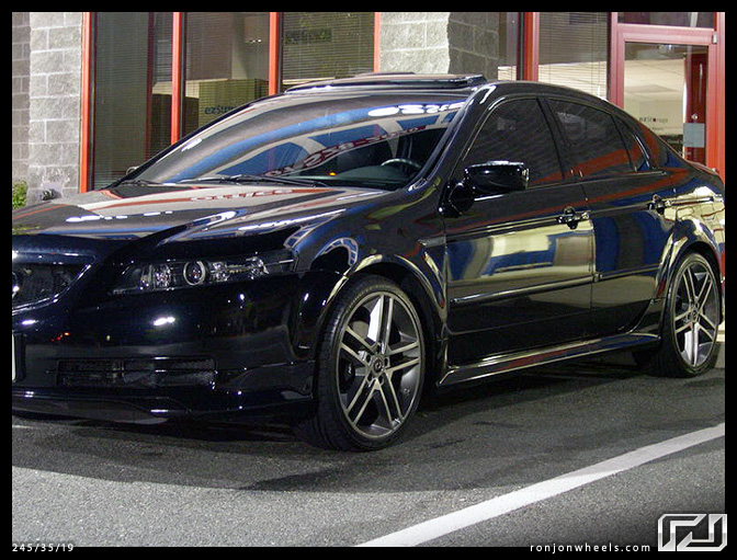 Black Acura Tl 2010. 18x8.5 Acura TL A-Spec